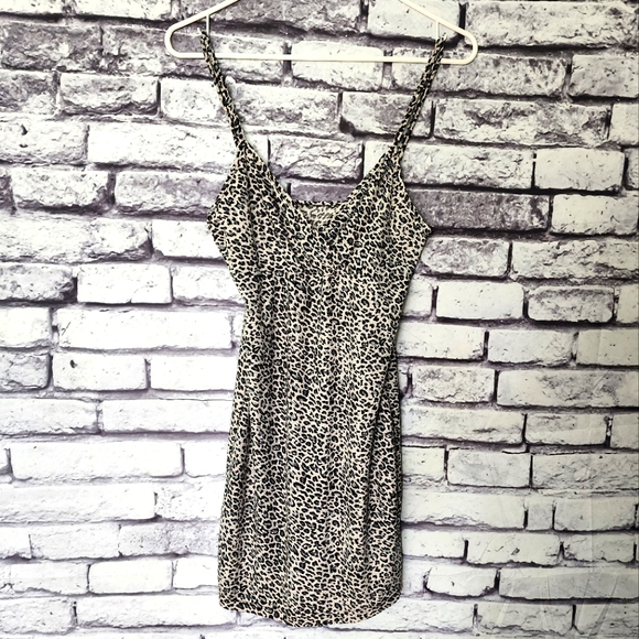 Snow Leopard Print Dress - S - Picture 1 of 6